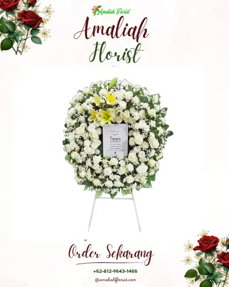 Krans Bunga Duka Gereja Katedral Jakarta