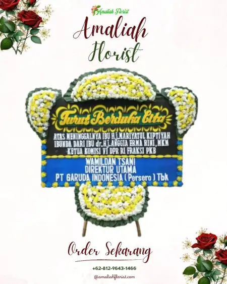 Papan Bunga Duka Gereja Katedral Jakarta
